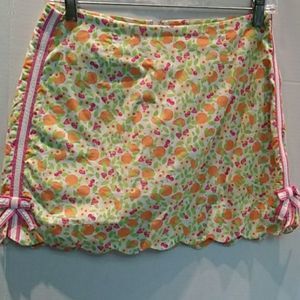 Lilly Pulitzer Fruit Motif Skort.  EUC